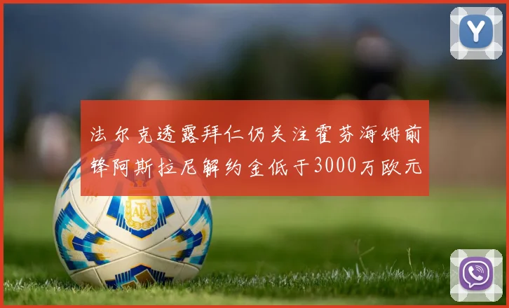 法尔克透露拜仁仍关注霍芬海姆前锋阿斯拉尼解约金低于3000万欧元